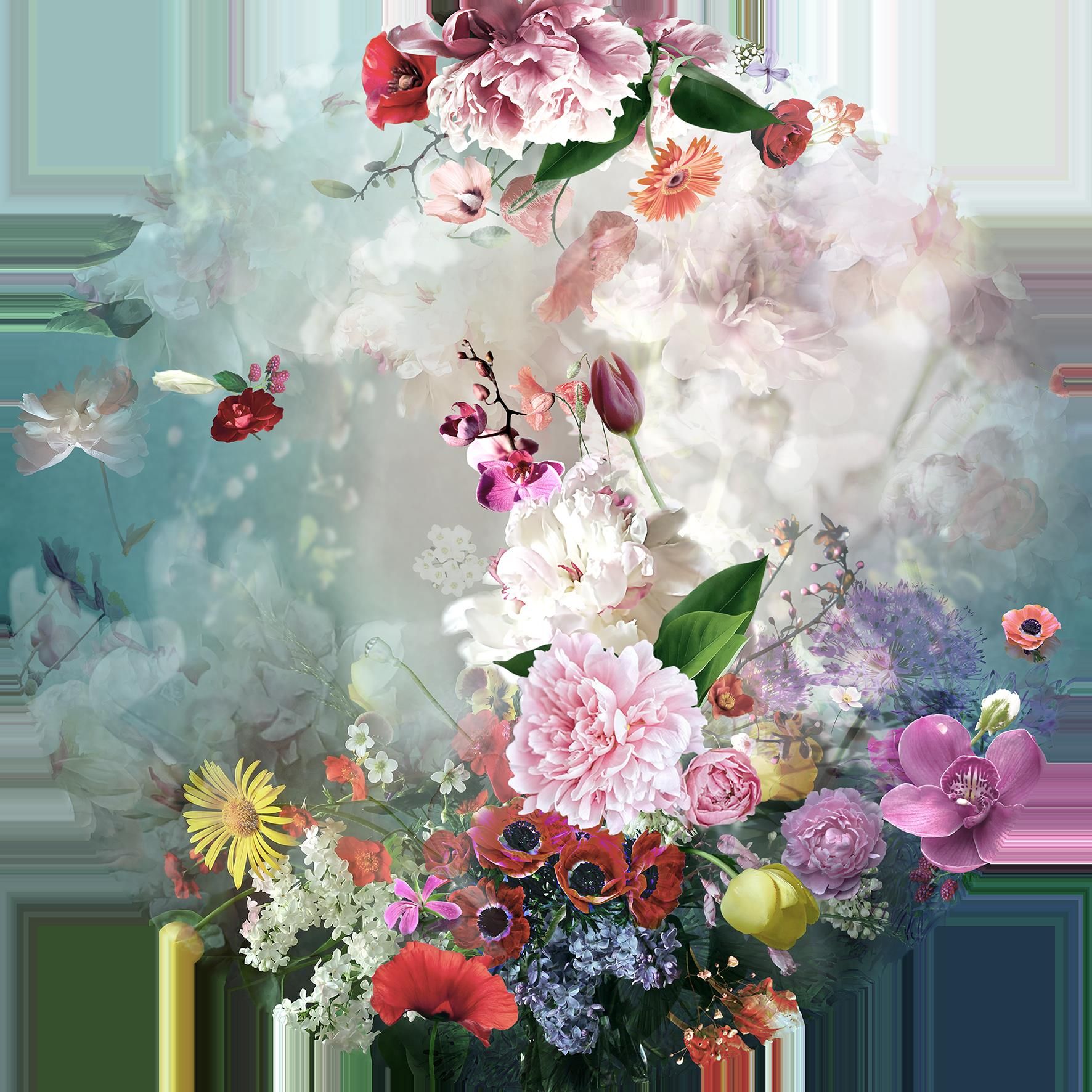 Glasbild COLOURFUL BAROQUE