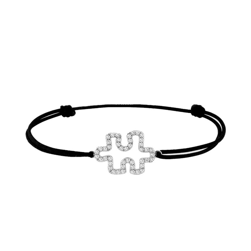 Bracelet Femme - Oxyde de zirconium - Argent 925 - Longueur : 18 cm