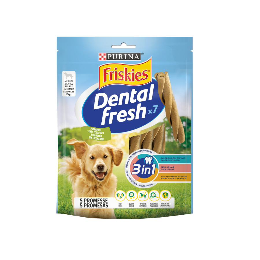Friskies Petiscos Dentais Médios e Grandes para Cães