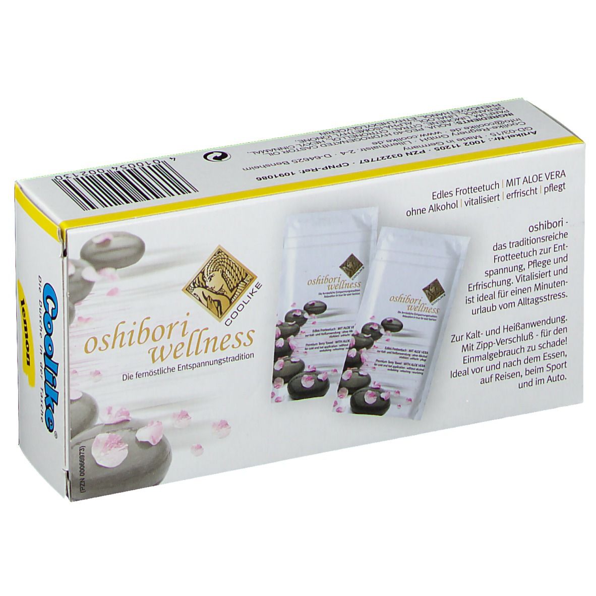 Coolike® Feucht Tücher lemon Baumwolle