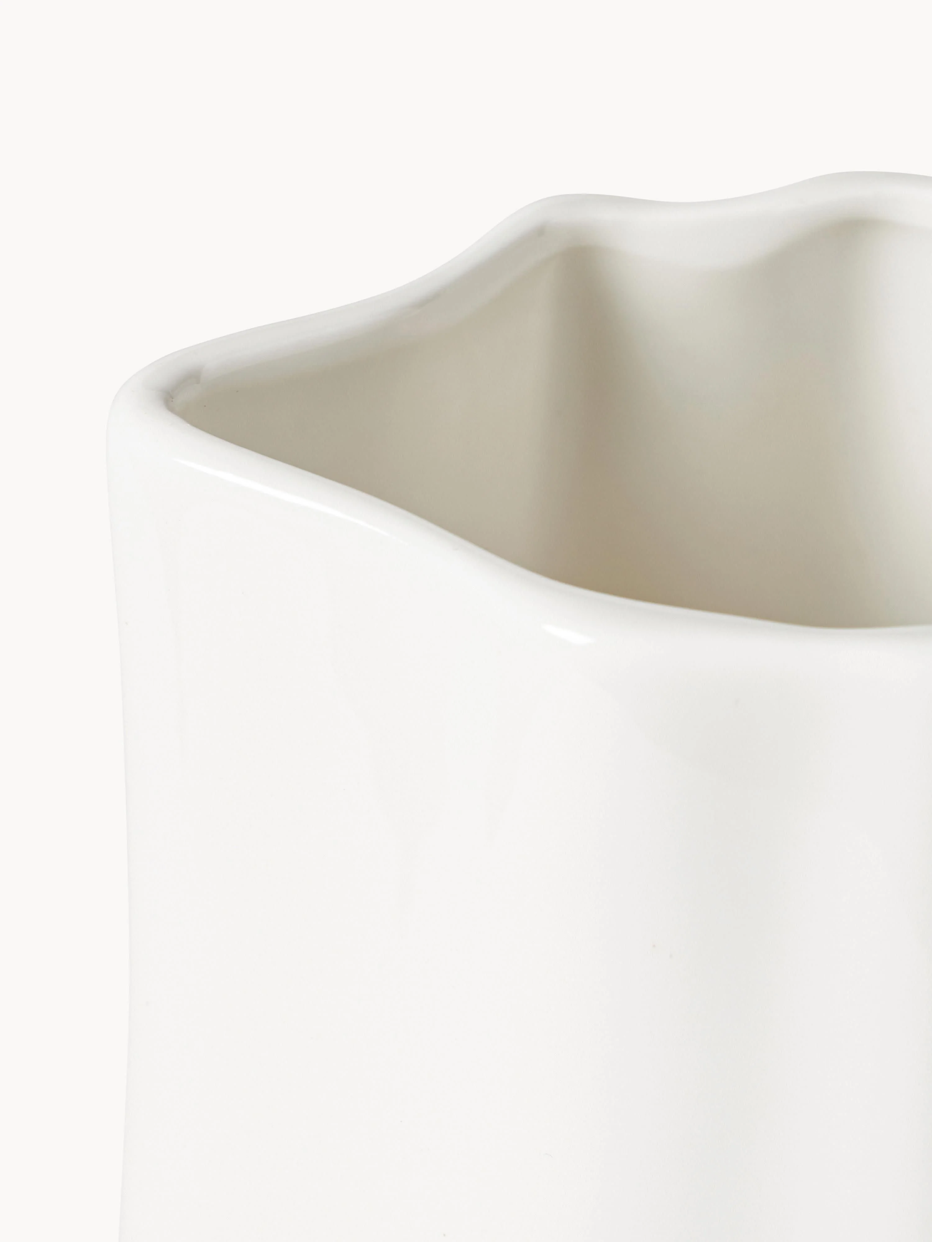 Porseleinen karaf Joana in organische vorm, 1,6 liter