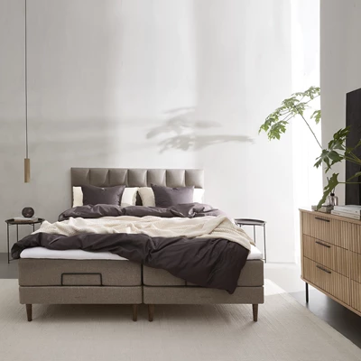 Nocturne Elegant inkl. topmadras, 180 x 200 cm elevationsseng