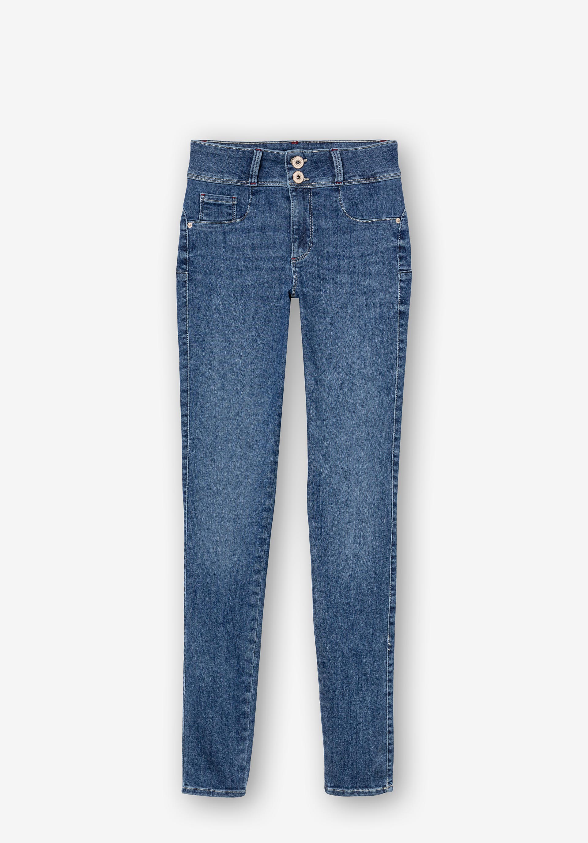 Jeans One Size Skinny Silhouette Cintura Alta