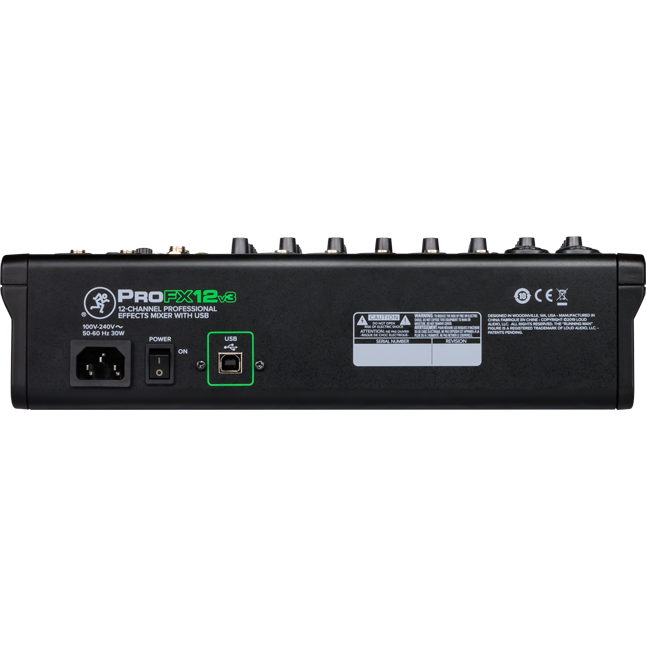 Mackie ProFX12v3 FX-mixer met USB-interface