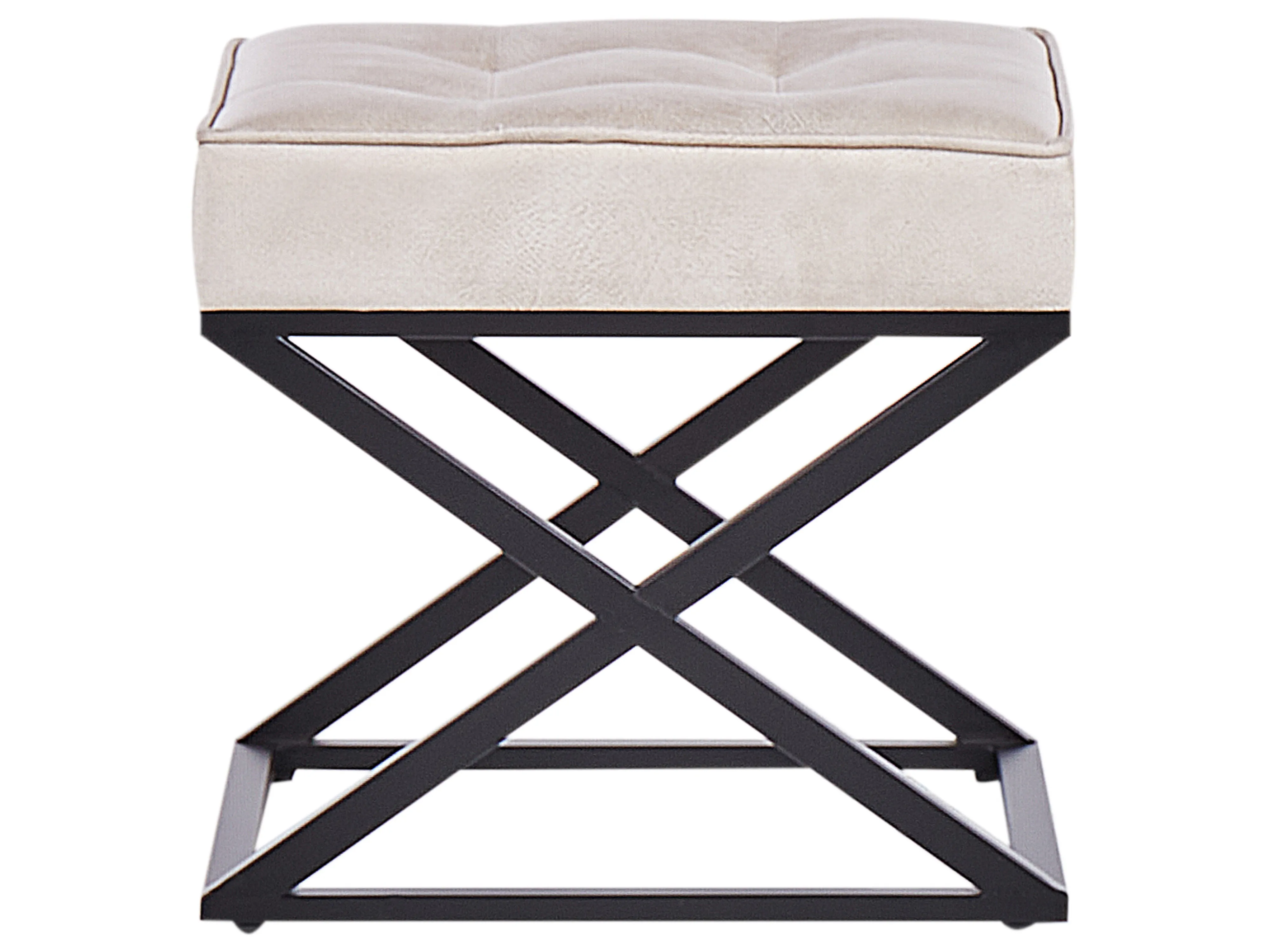 Hocker MURDO Kunstleer Beige