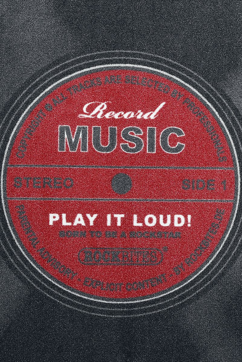 Record Music Tapis