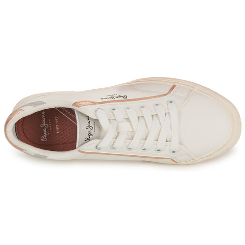 Pepe jeans - KENTON MIX W - Blanc / Rose Doré