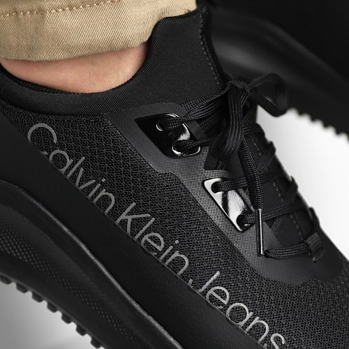 Baskets Eva Run Slipon Lace Mix In Lum YM0YM00870 Triple Black