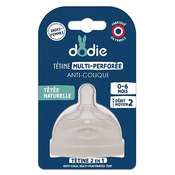 Bico anticólica multiperfurado Dodie +3M Flow 2