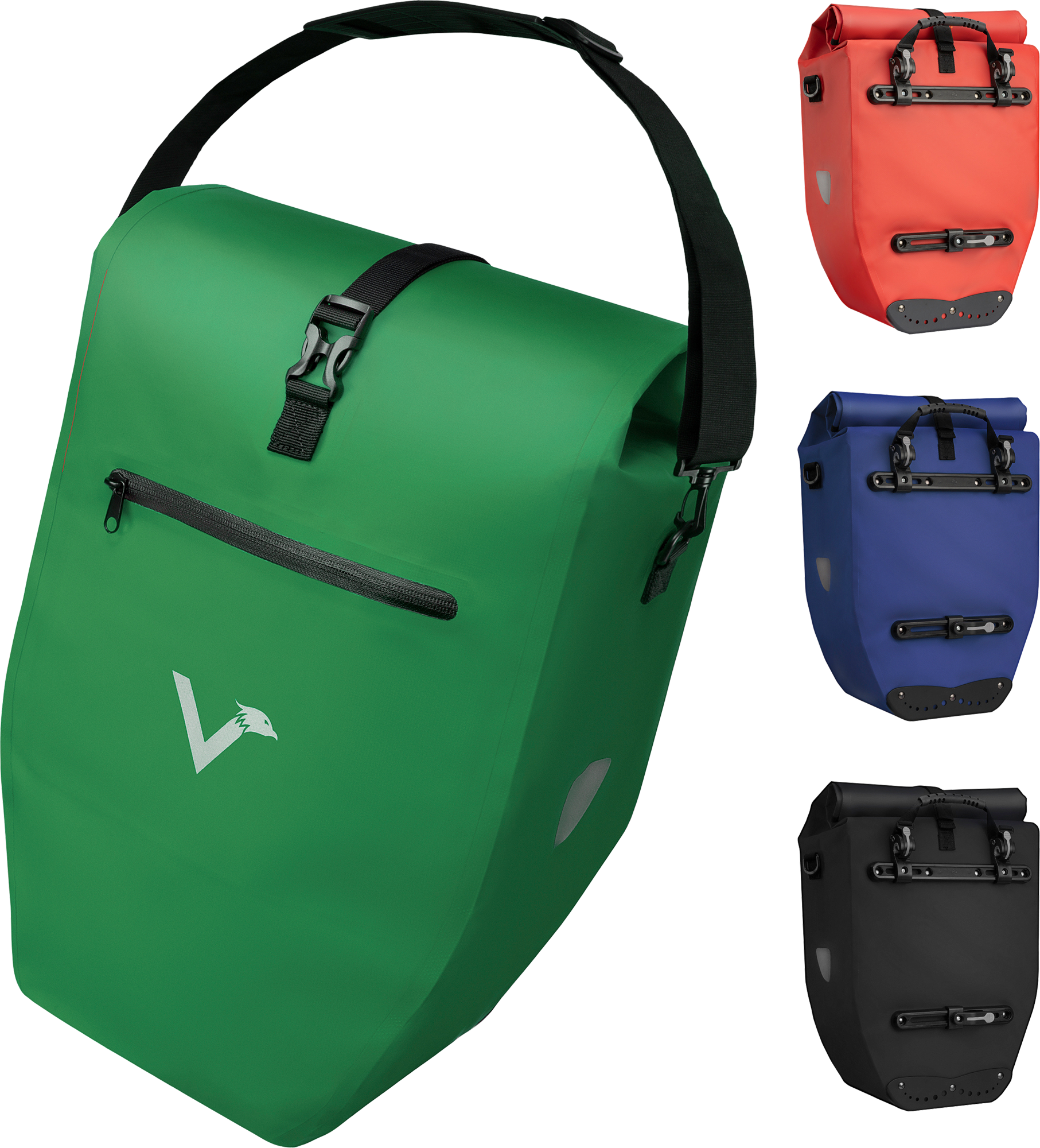 Valkental ValkBasic Gepäckträgertasche grün