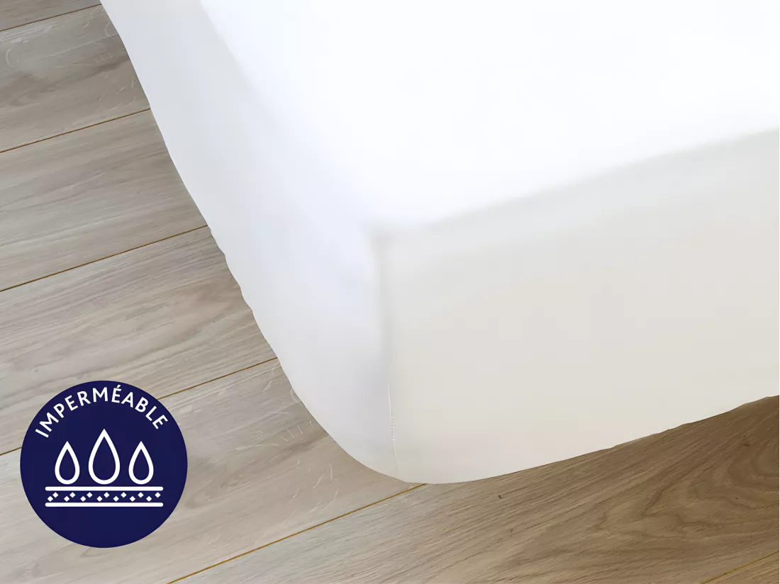 Protège matelas DODO imperméable et anti-acariens - 140 x 190 cm - SAPHIR