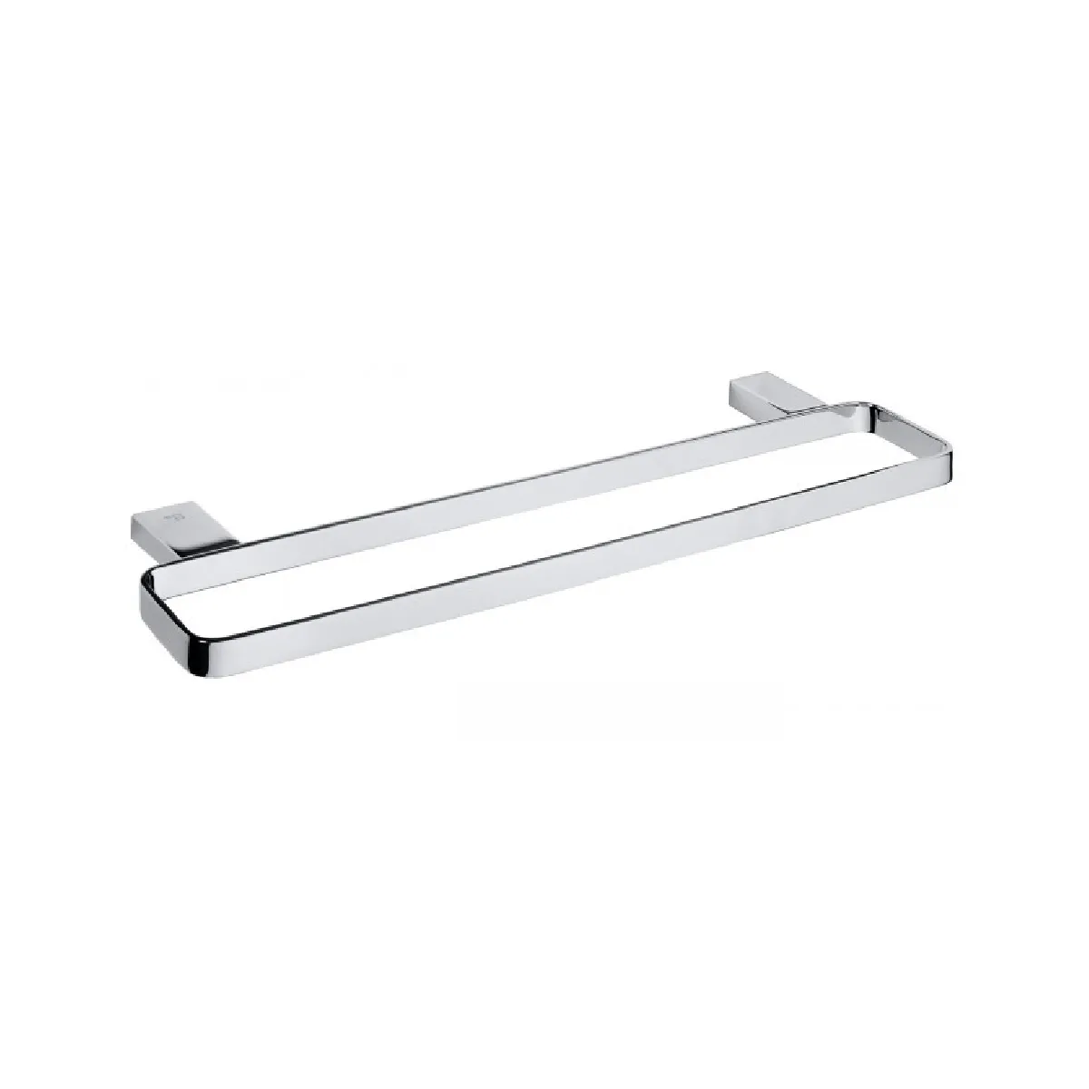Bemeta - Maison De La Tendance Bemeta Porte-serviette double VIA - Chrome 50 cm