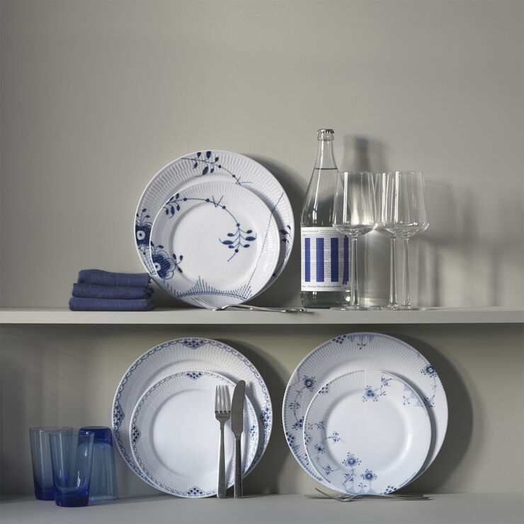 Royal Copenhagen Prinsesse 2-pak tallerkner 22cm Hvid