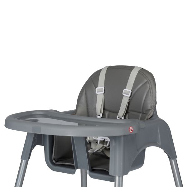 Puck Kinderstoel - 3 in 1 - Mat Grijs