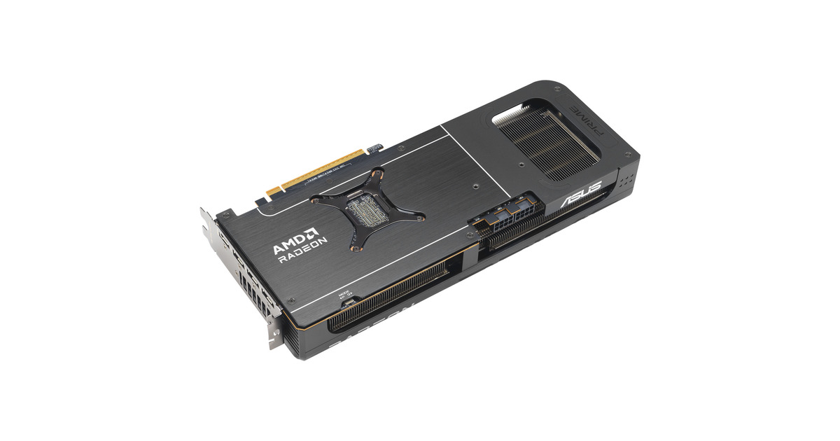 ASUSPRIME Radeon RX 9070 EVO OC grafische kaart  (Grijs, 3x DisplayPort, 1x HDMI)