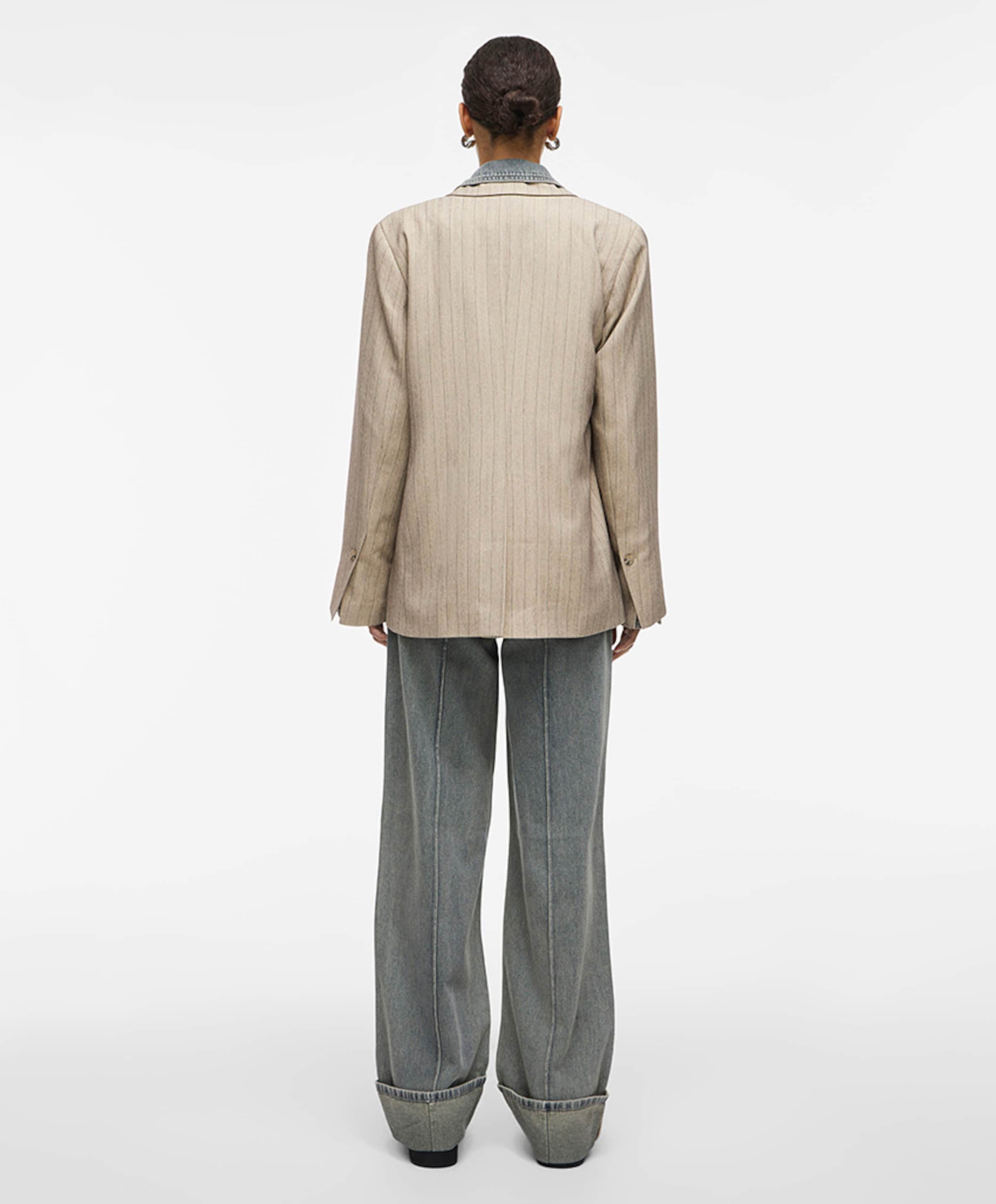 Rouge Edit Dames blazer beige