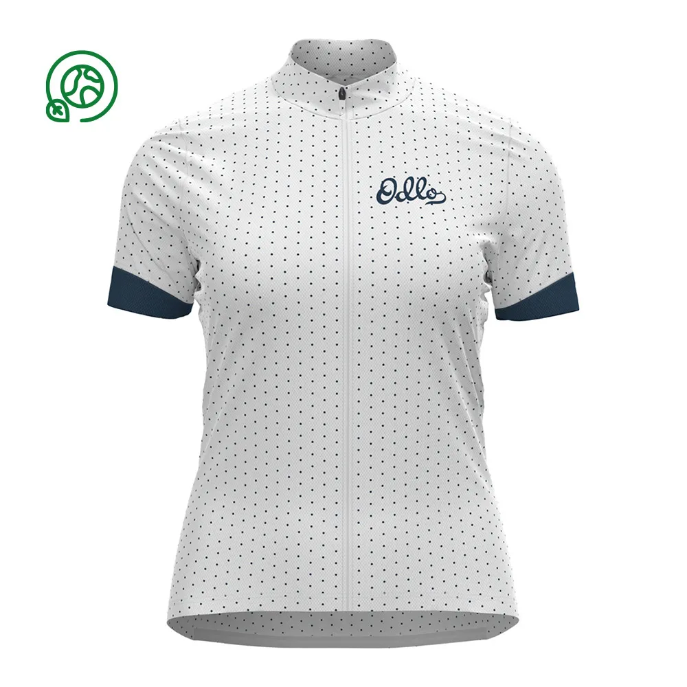 Odlo ESSENTIAL - Maillot Femme white/blue wing teal