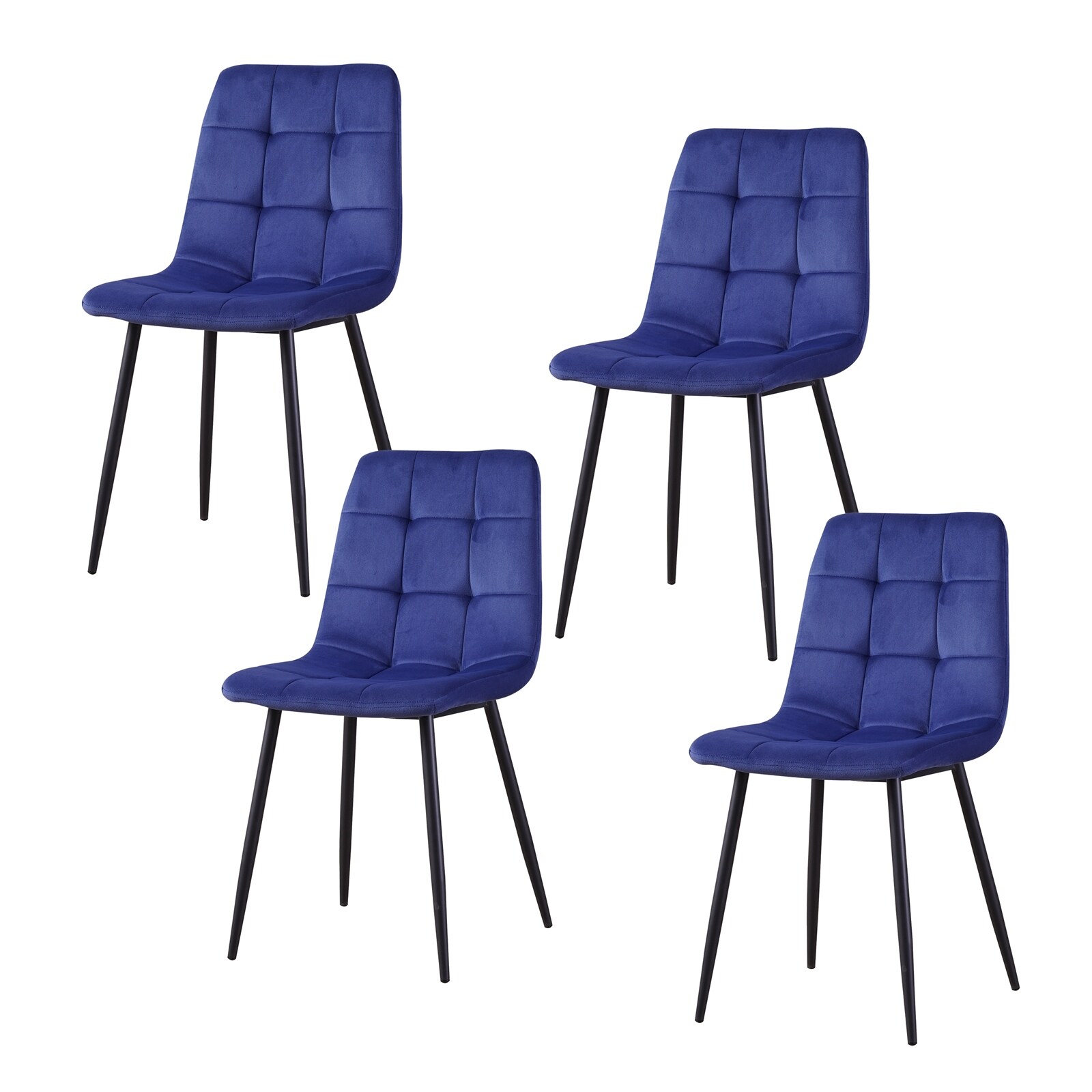HTI-Living Stuhl Mesa Velvet Blau