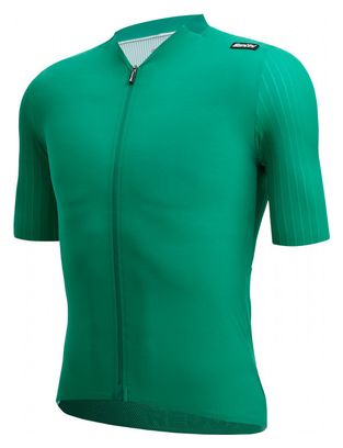 Maillot Manches Courtes Santini Redux Speed Vert