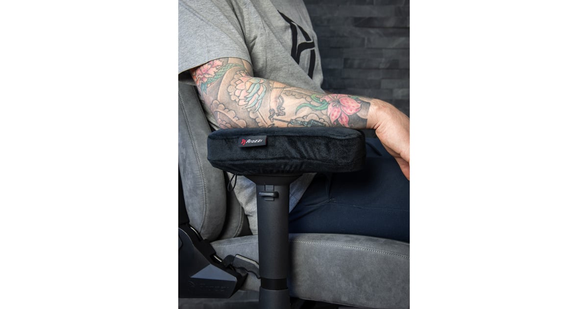 ArozziMemory Foam Armrest Pads polssteun  (Zwart)