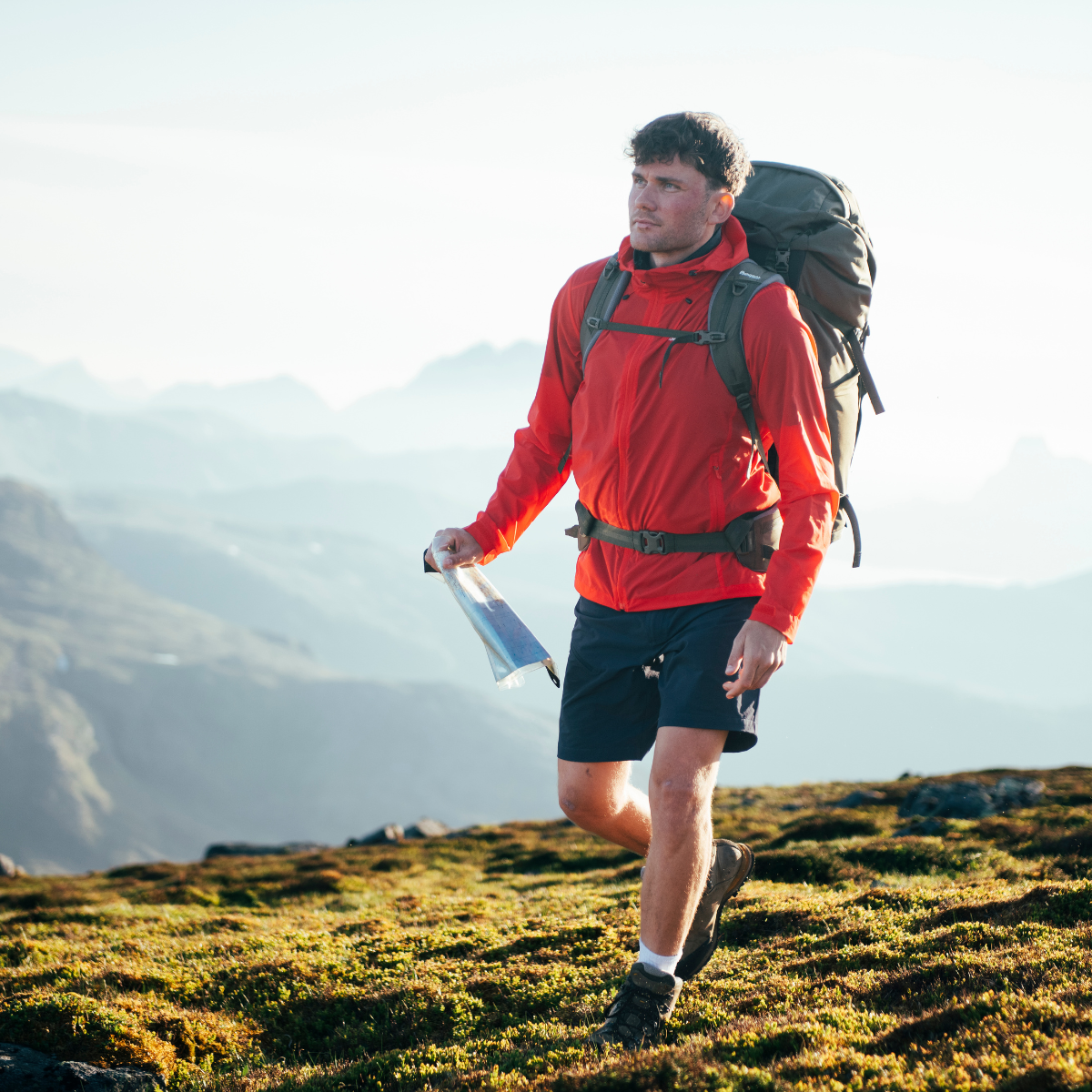 Bergans Rabot Light Softshell shorts, herre (Navy Blue) - Spejder Sport