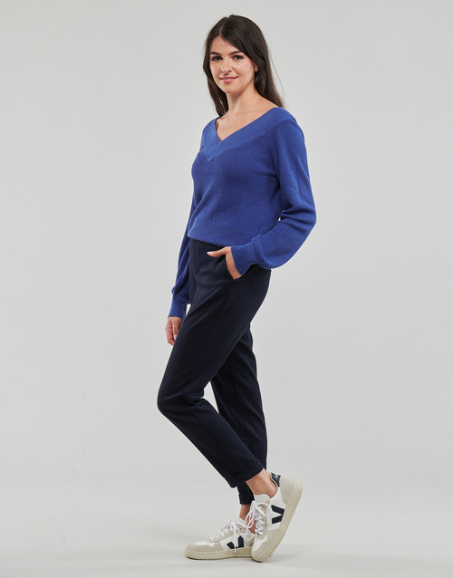 Vero Moda - VMNEWLEXSUN LS DOUBLE V-NCK - Bleu