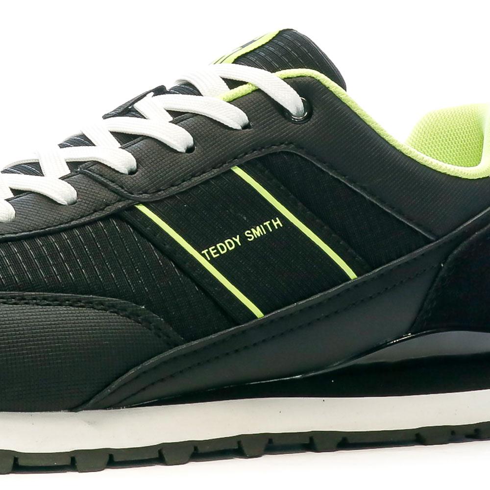 Teddy Smith Baskets Noir/Vert Homme Teddy Smith Basses