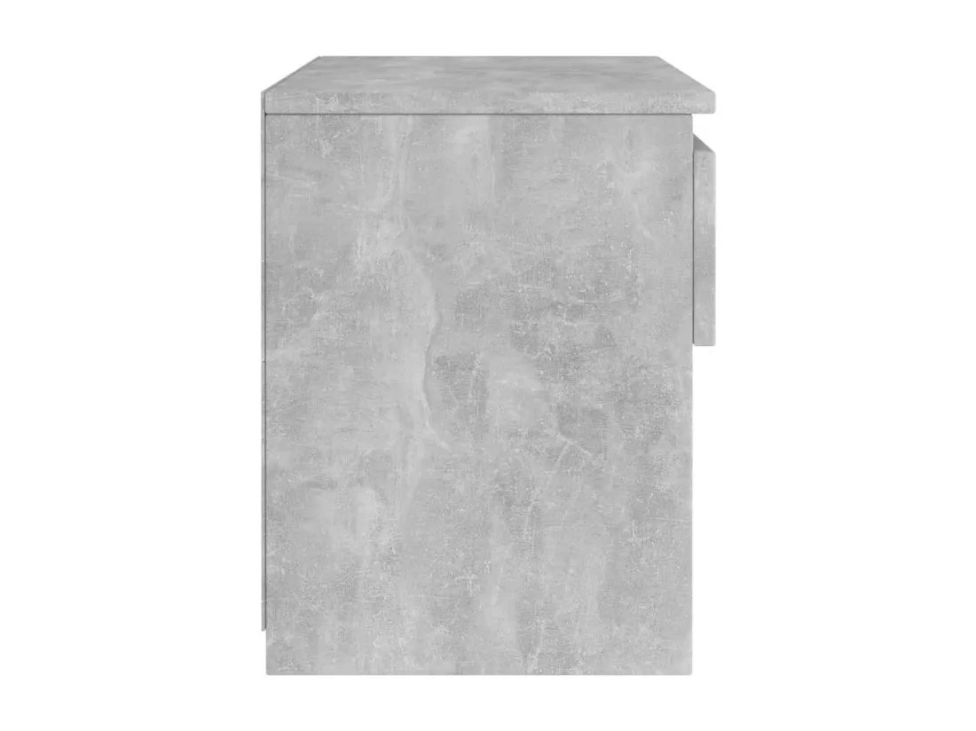 Table de chevet Gris béton 40x30x39 cm Aggloméré