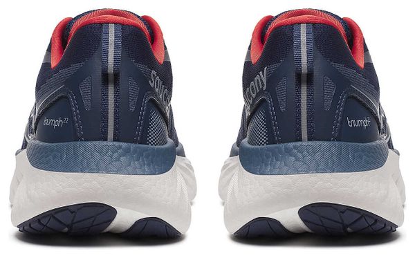 Chaussures Running Saucony Triumph 22 Bleu/Rose Homme