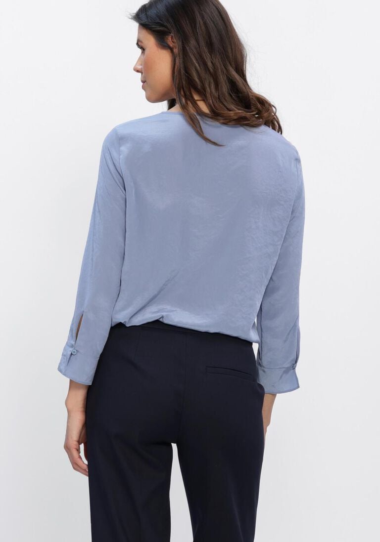 blauwe luisa cerano blouses bluse