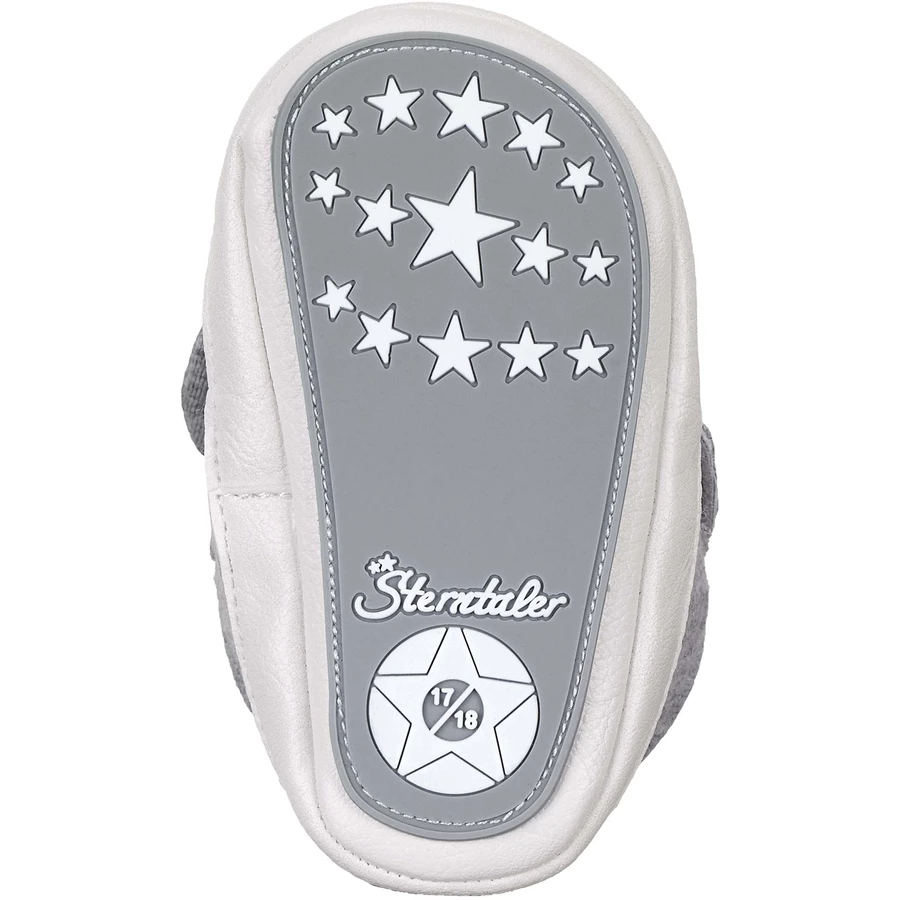 Sterntaler Baby-Schuh silber melange