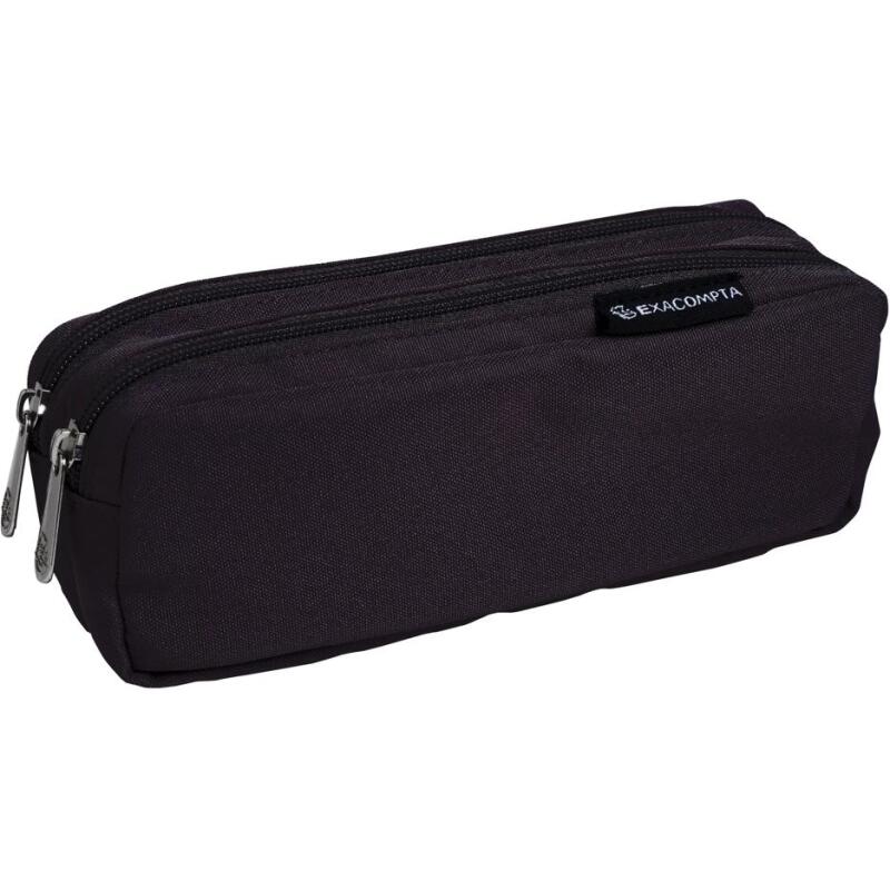 Trousse rectangle deux compartiments Dobble - Noir