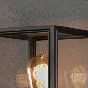 Konstsmide buitenlamp Carpi zwart