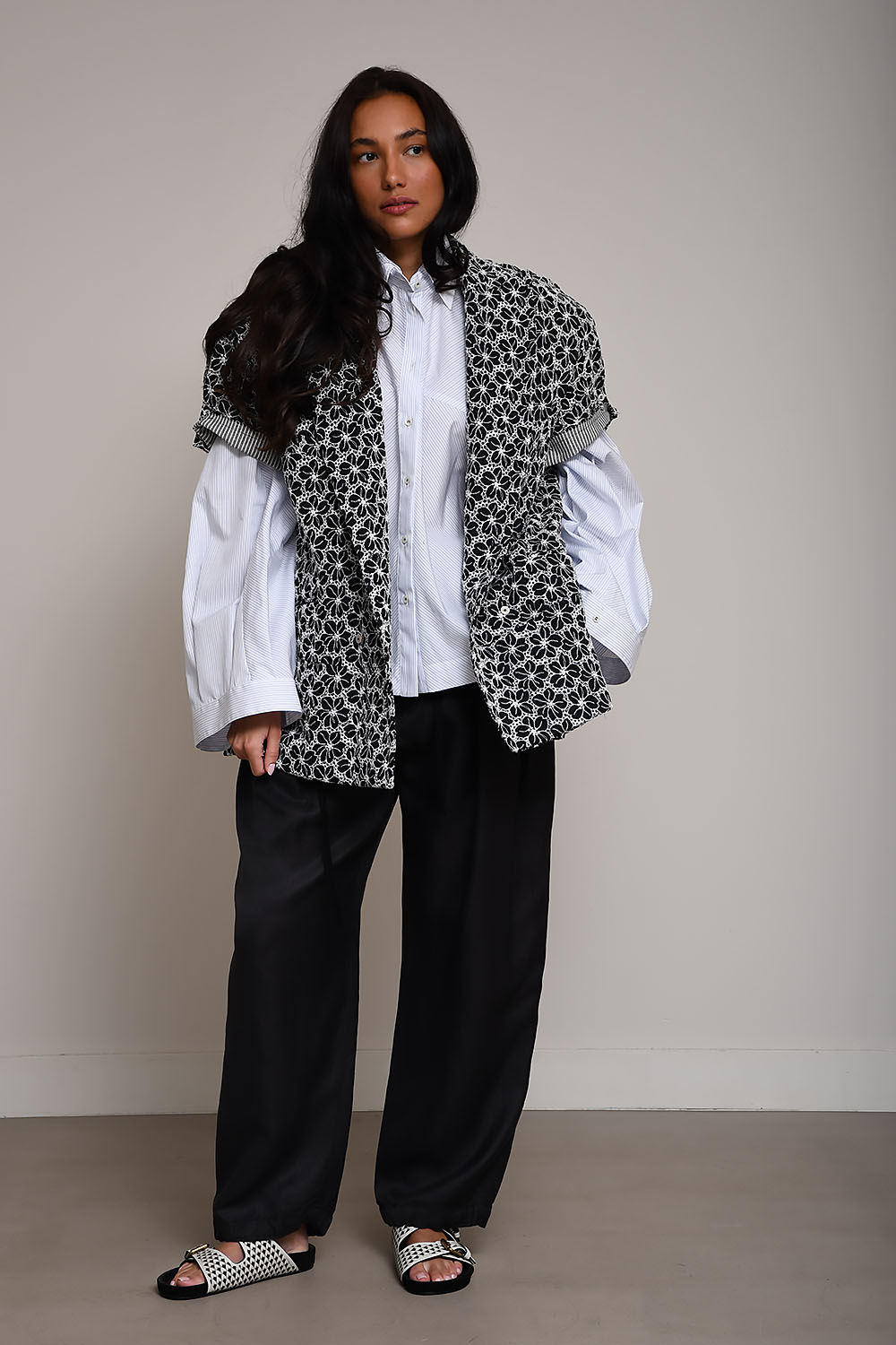 Emma embroidered blazer