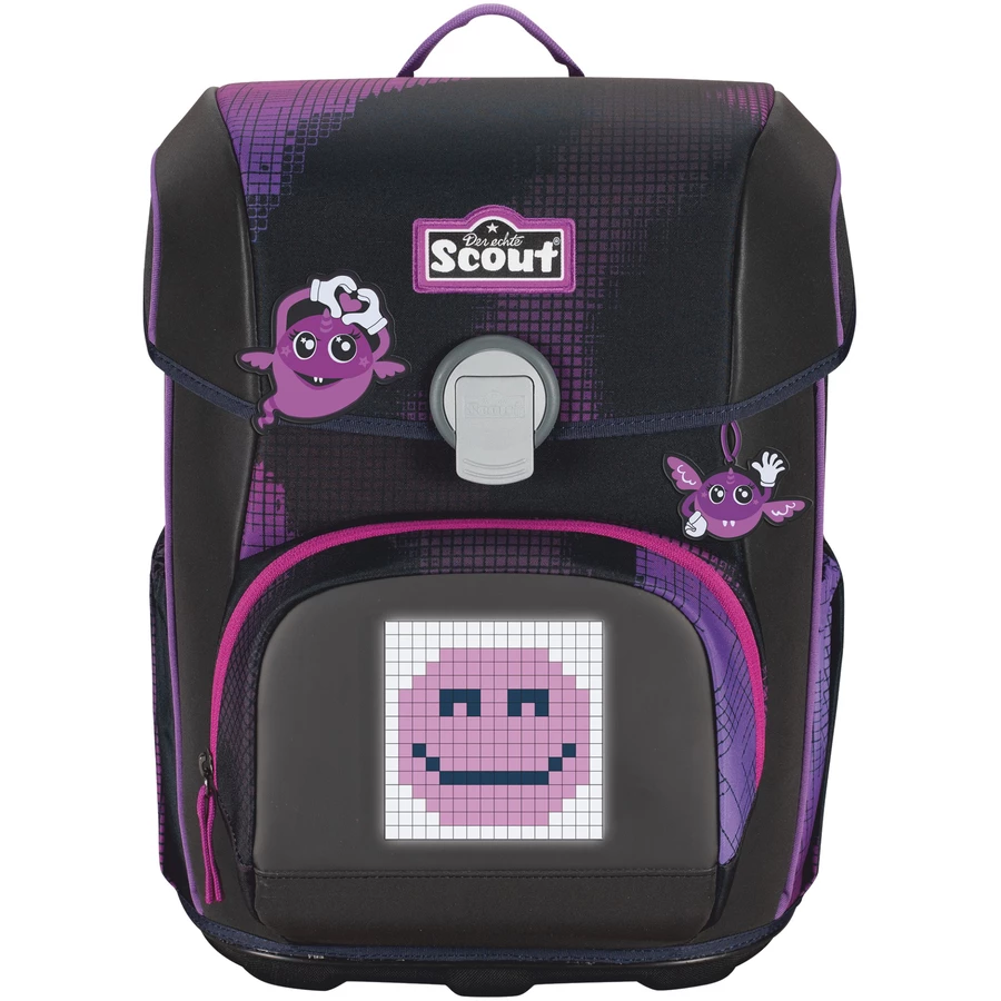 Scout Neo Exklusiv Movie Star - Schulranzen Set 5tlg. Pink Pixel