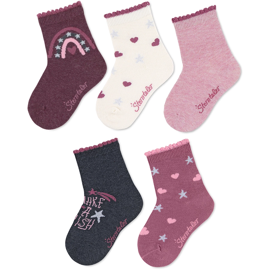 Sterntaler Söckchen 5er-Pack pink