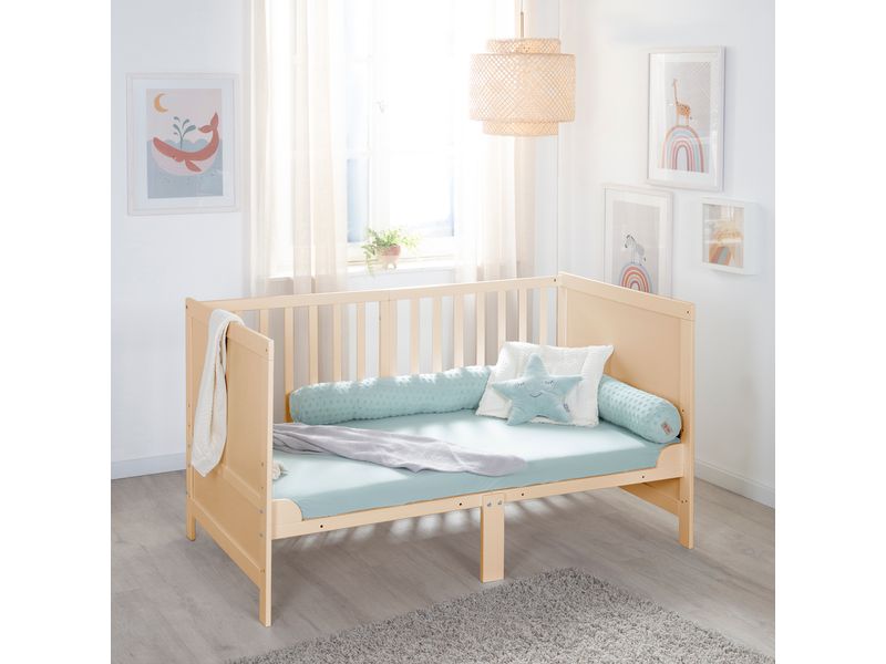 roba Babybett Kombi Easy Sleep Natur, 70 x 140 cm Kombi-Kinderbett umbaubar
