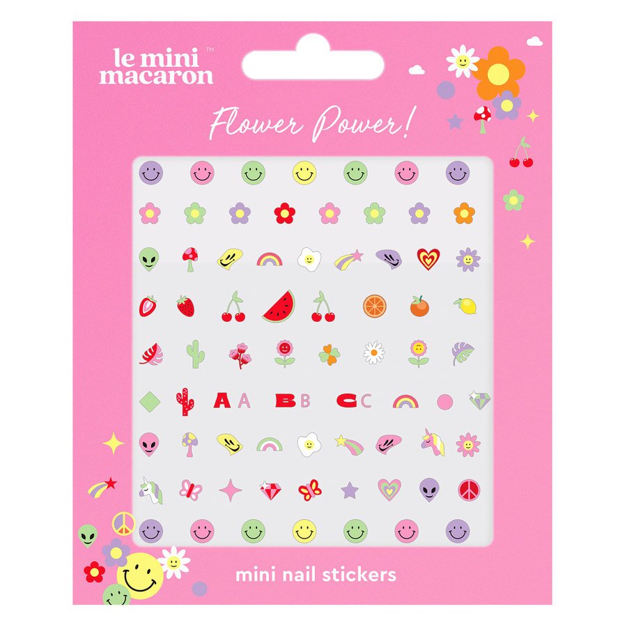 Le Mini Macaron Mini Nail Stickers Flower Power