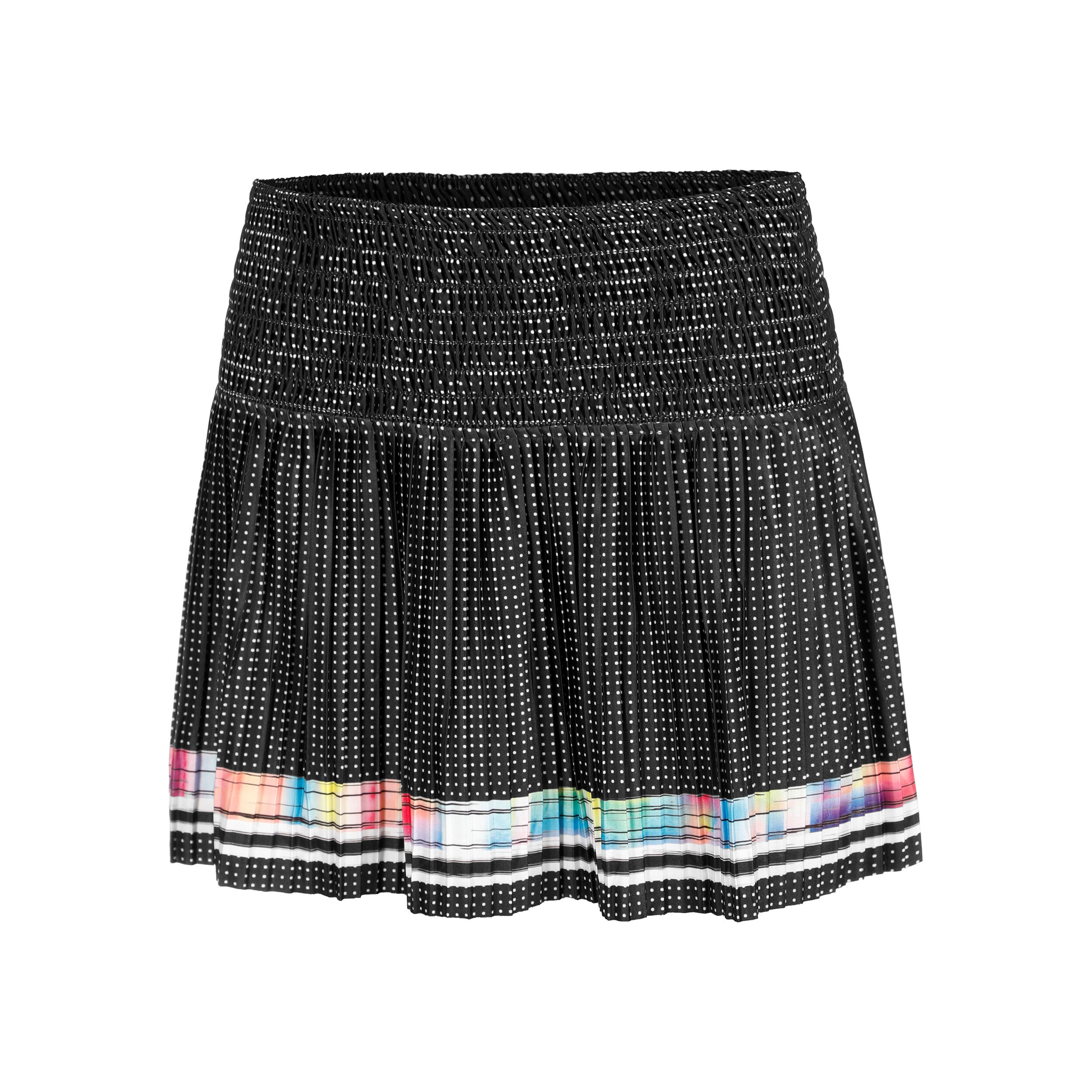 Lucky in Love Long Hot Tropic Smocked Jupe Femmes - Noir , Multicouleur