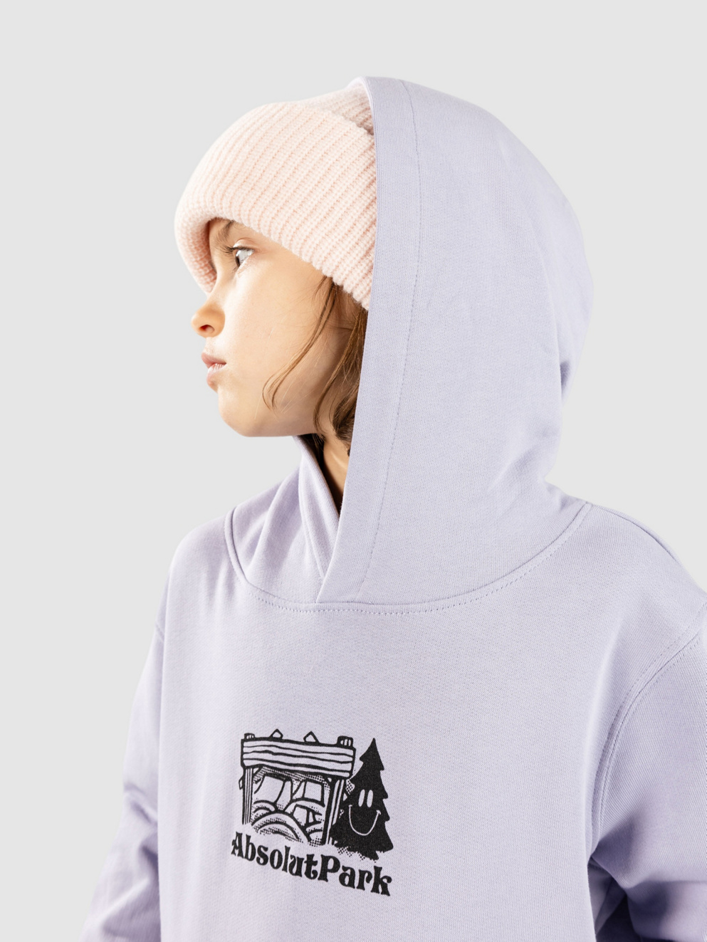 Absolut Park Happy Tree Kids Hoodie lavender