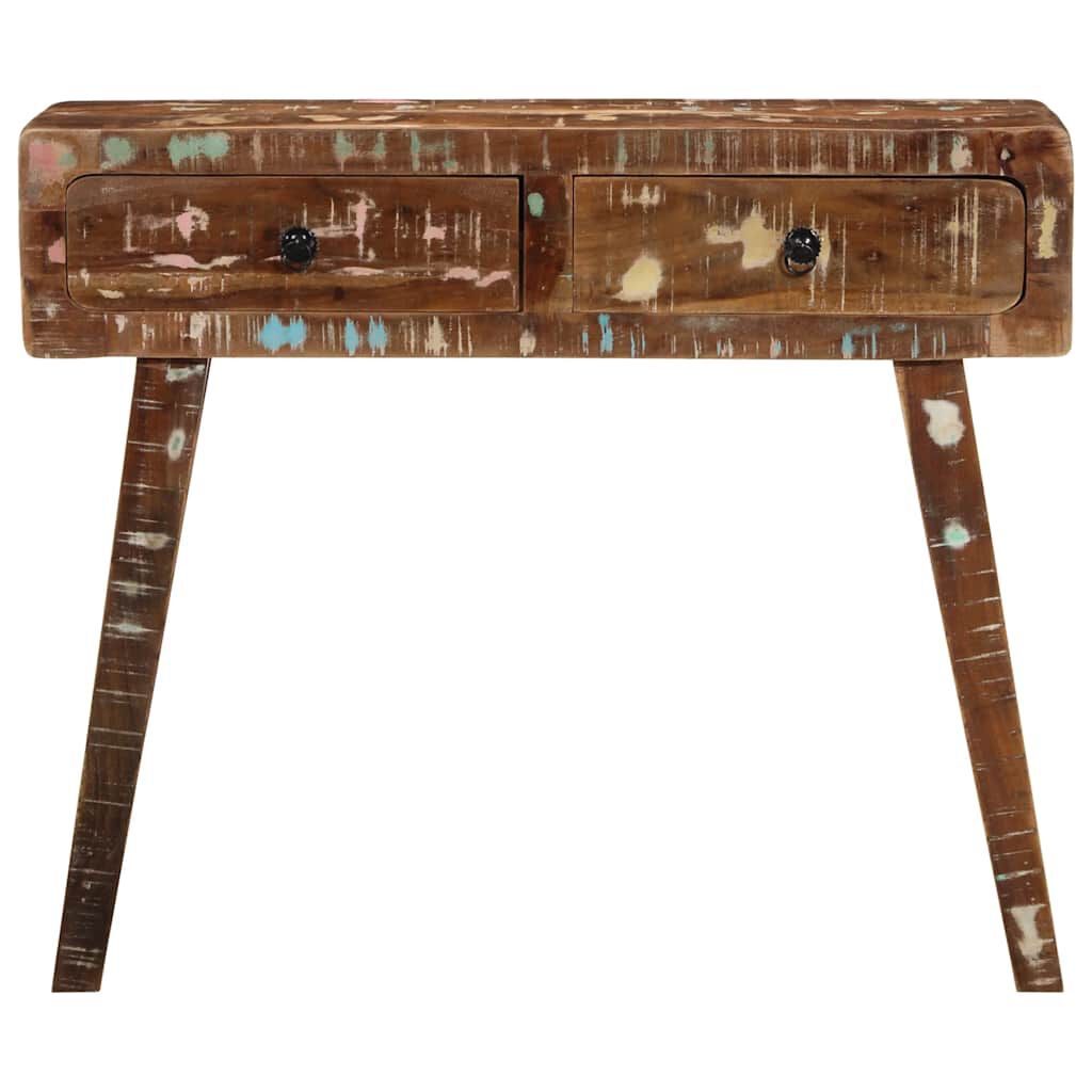 vidaXL Consoletafel 90x32x75 cm massief gerecycled hout