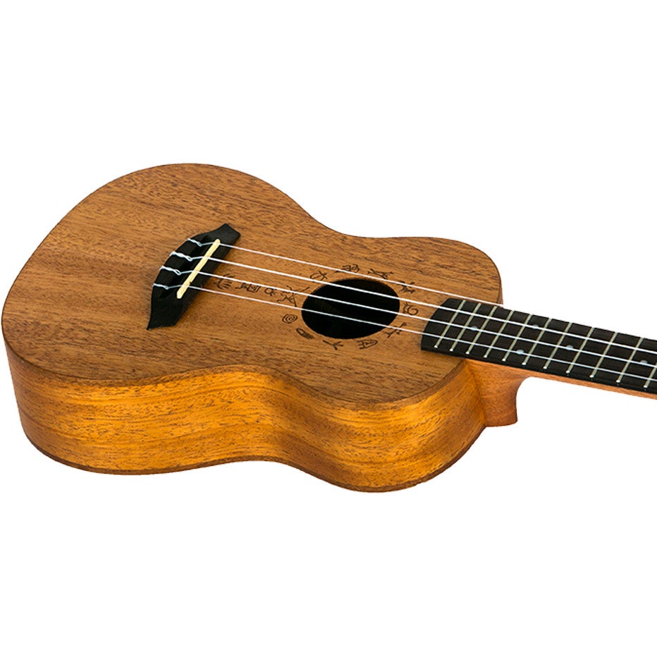 Flight Designer Series DUS371 Mahogany sopraan ukelele met gigbag
