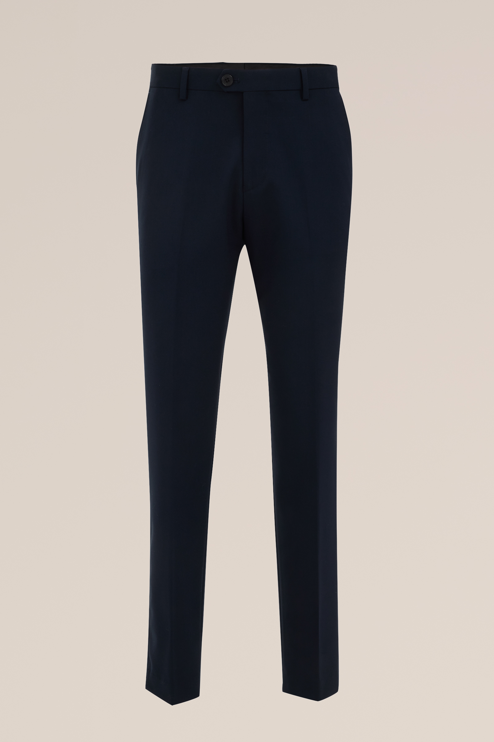 slim fit pantalon Fundamentals Donkerblauw