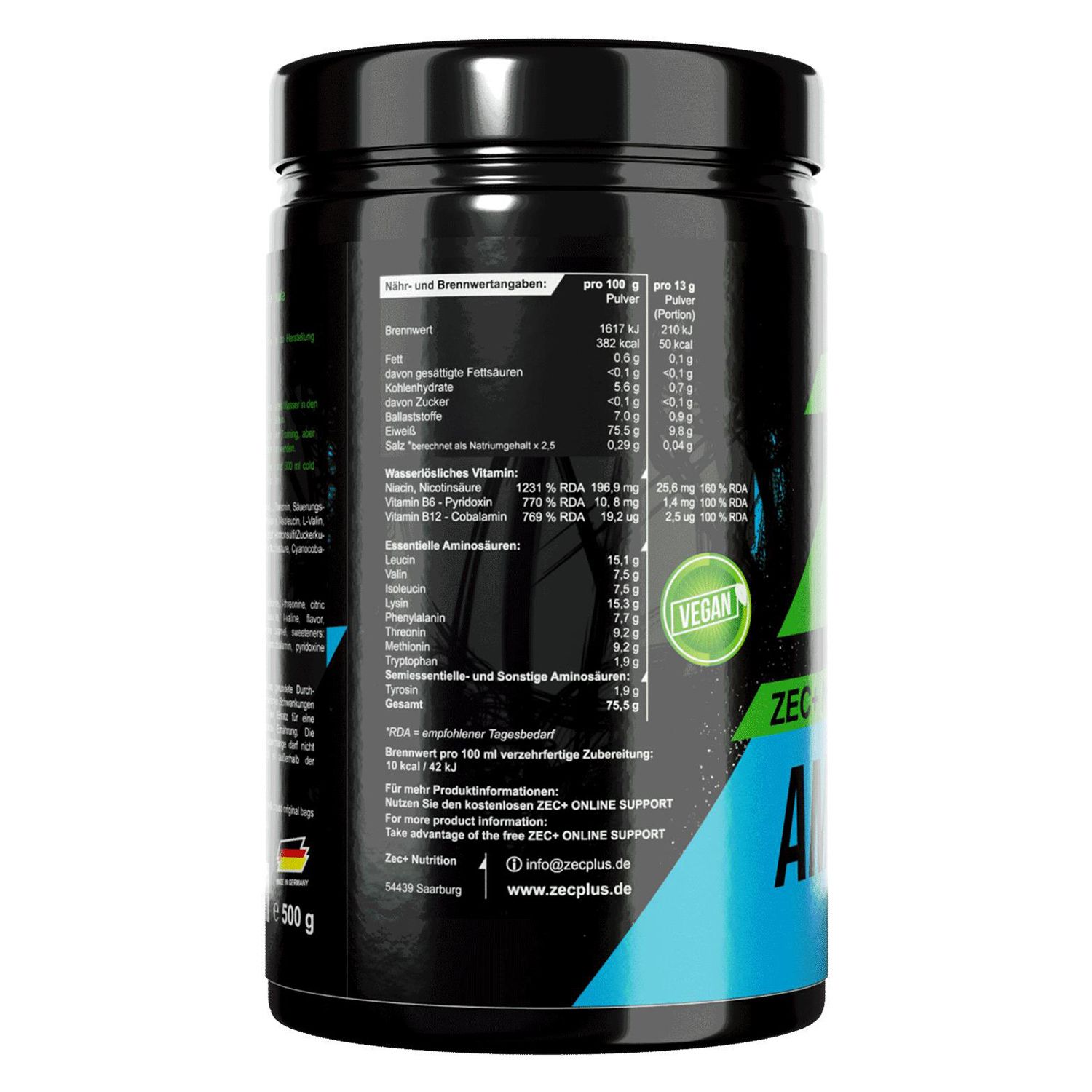 ZEC+ AMINO EAA Aminosäure Pulver Cola
