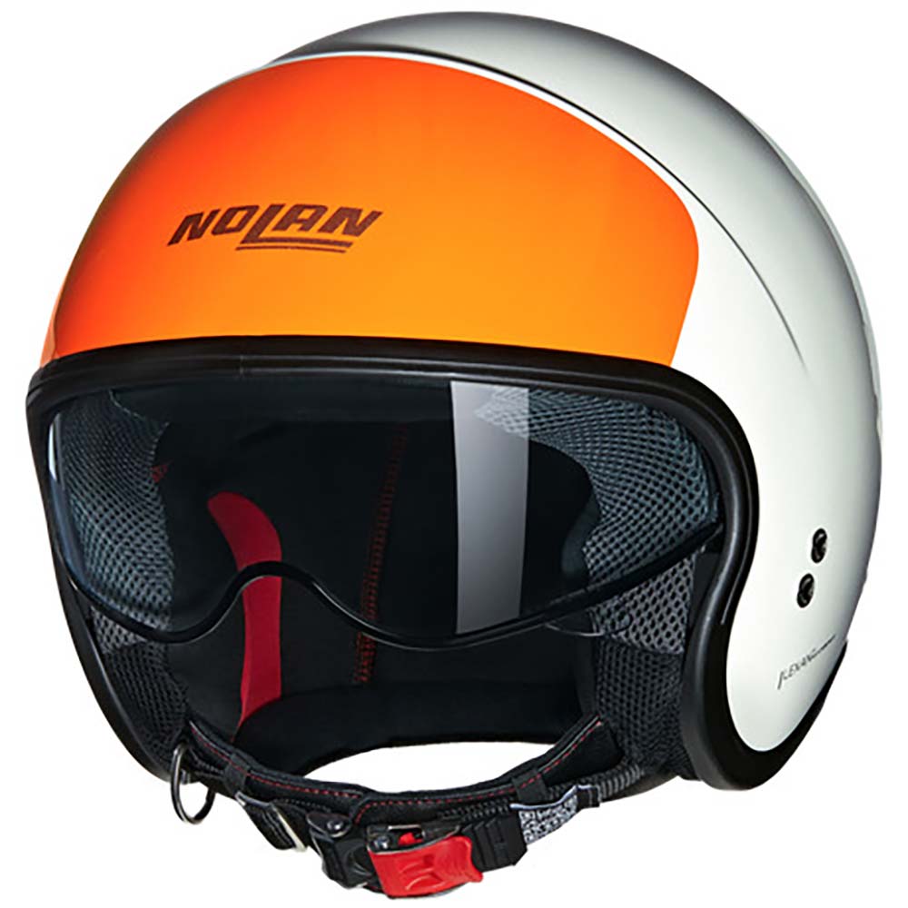 Nolan - Casque N21 Verniciatura Speciale Blanc / Orange / Brillant