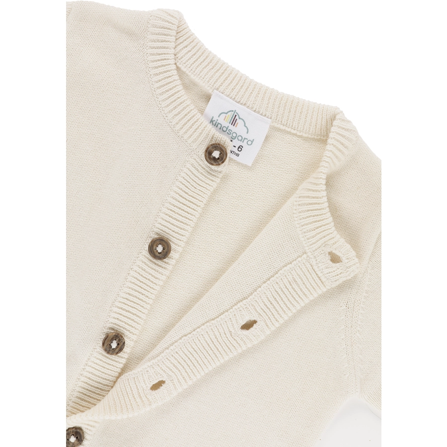 kindsgard Strickoverall strikka Feinstrick creme