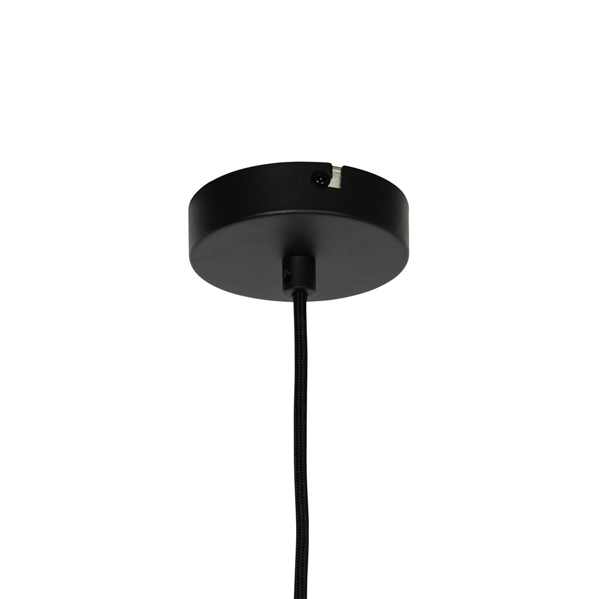 Moderne hanglamp zwart met smoke glas - Drop