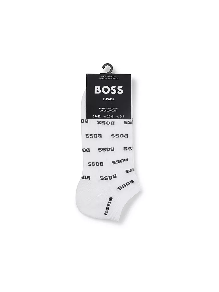 BOSS Sneaker Socken 2er Pkg. white  weiss