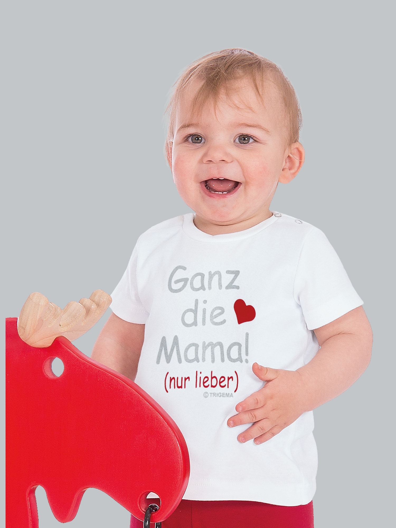 T-Shirt Mamas Liebling Weiss