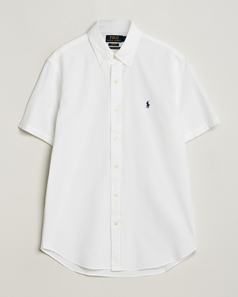 Polo Ralph Lauren Seersucker Short Sleeve Shirt White